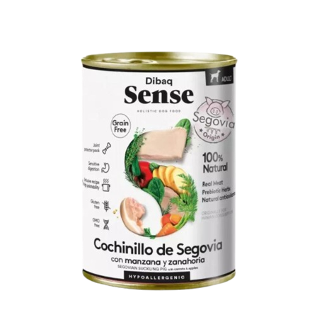DIBAQ - Sense Våtfôr Spedgris 12 x 380 g - Hund - Hundefôr & hundemat - Våtfôr & våtmat - ZOO.no