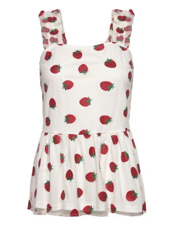 Noella | Berry Strap Top | XS