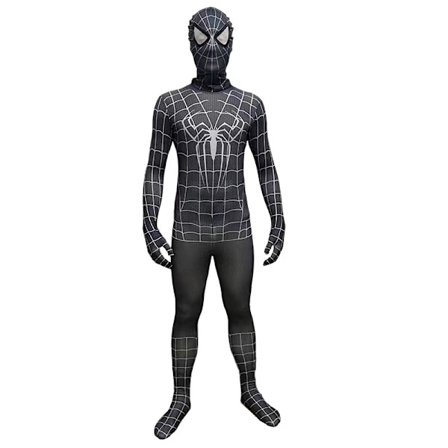 Mub- Halloween Cosplay Kostume Nyeste Fancy Spider Man Spiderman Kostume Fancy Jumpsuit Voksen Og Børn Rød Sort Cosplay Tøj