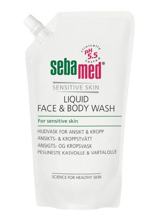 Sebamed flytende ansikts- og kroppsvask refill 1000 ml
