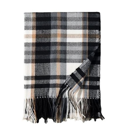 Paksu huivi Etelä-Korea pehmeä lämmin keinokashmirhuivi ruudullinen