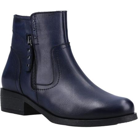 Riva Dam/dam Rockhampton Ankelboots I Läder 7 Uk Navy