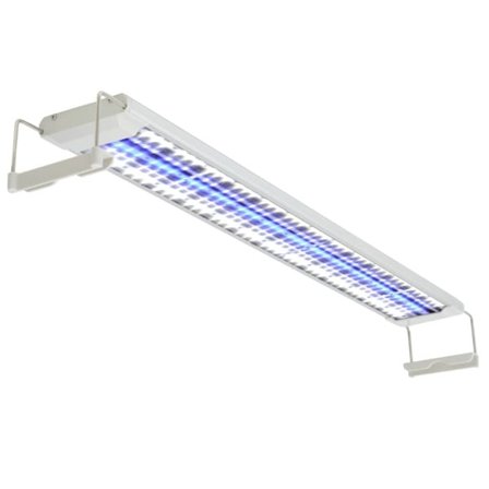 vidaXL Akvarielampa LED 80-90 cm aluminium IP67