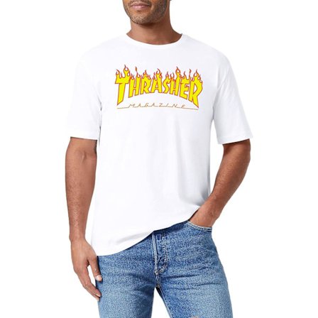 Thrasher Flame T-paita miehille - aikuisten, 3xl