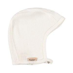 Kids - MarMar Copenhagen Gentle White Baby Hat 1Y/80 - Headwear - 1Y/80 - White - Junge