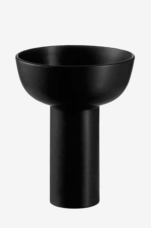 Blomus - Vase Miyabi Hyacint, diameter 17 cm - Svart - Krukker & vaser - Fra Homeroom