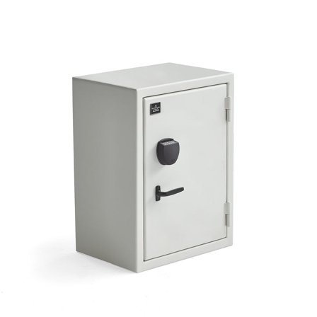 Sicherheitsschrank CONTAIN, Codeschloss, 750 x 550 x 400 mm, weiß