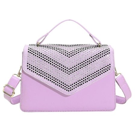 Crossbody-väska Designer Aftonväska Koppling Handväska för Bröllop/Bal/Fest Lila