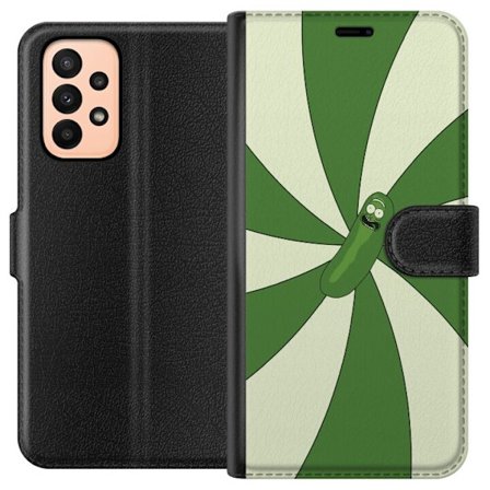 Kompatibel Tegnebogsetui til Samsung Samsung Galaxy A23 Pickle Rick