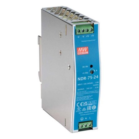 ERNITEC 24V, 75W Din-Rail Power Supply
