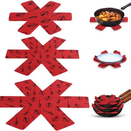 15-delad grytunderlägg gryta och grytunderlägg köksredskap grytseparator