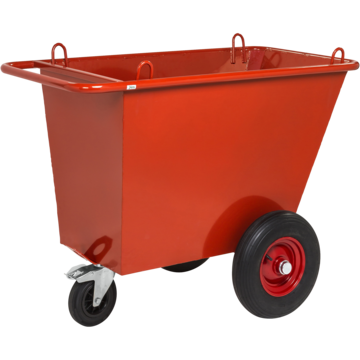Kongamek Avfallsvogn 400L Rød