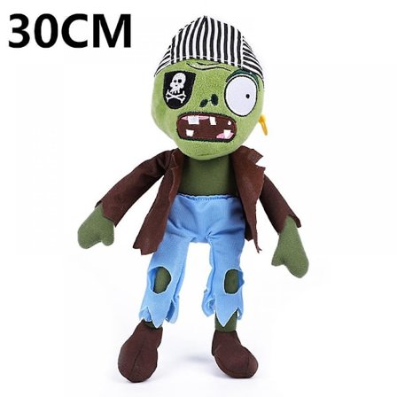 Klassisk Plants Vs Zombies Plyslegetøj, 12" Zombie Fyldt Legetøj, Kreativ Tegneserieplante Til Børn Og Voksne, Gave Og Dekoration