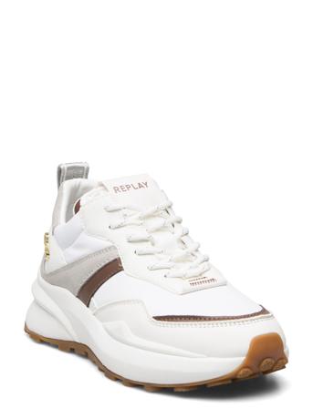 Athena Run Lave Sneakers Hvit Replay*Betinget Tilbud