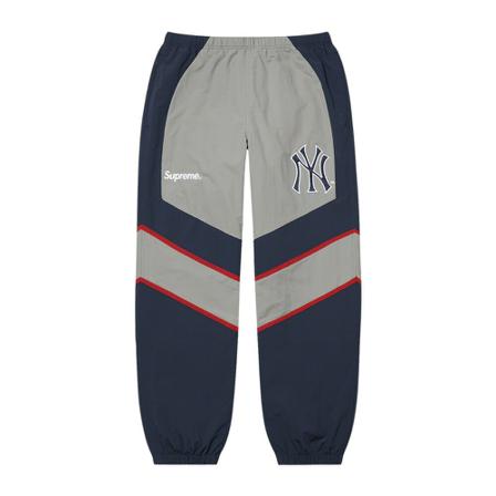 Supreme, Cropped Trousers Blauw, Heren, Maat:L
