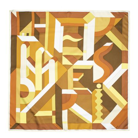 Hermès Vintage, Pre -owned Scarf Geel, Dames, Maat:ONE Size