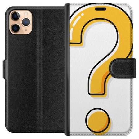 Yhteensopiva Lompakkokotelo Apple iPhone 11 Pro Max Kysymysmerkki