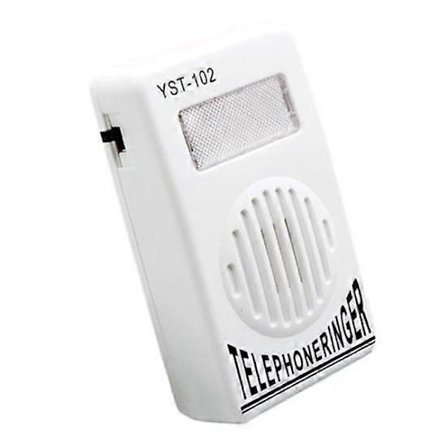 Extra Hög Telefon Ringsignal Förstärkare Justerbar Frekvens Kompakt Design Portabel Telefon Ringsignal