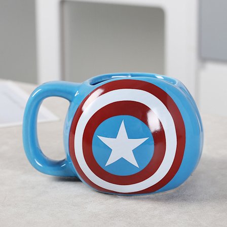 Captain America Shield Marvel Avengers Kaffe Krus - Sjov Kaffe Te Kop til Mor Far Bedstemor Bedstefar Kvinder Mænd