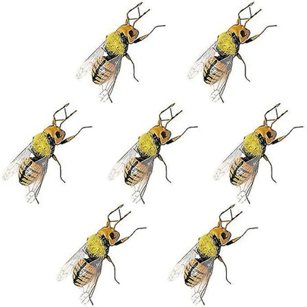 7 st Humla Dekorationer Trädgård Hem Ornament Gräsmatta Staket