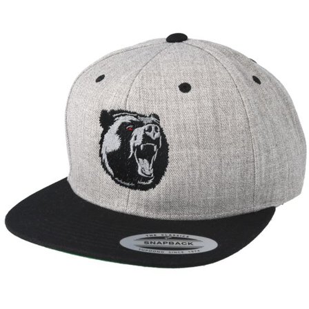 Hunter - Grå snapback Keps - The Roar Grey/Black Snapback @ Hatstore