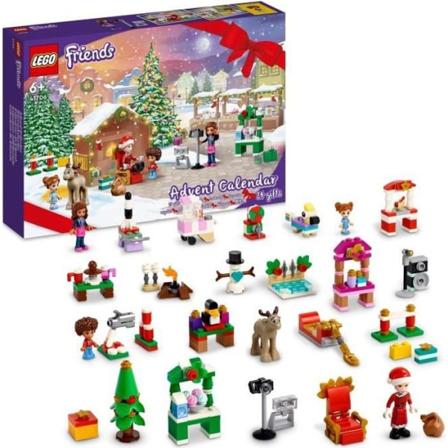 LEGO Friends 41706 Adventtikalenteri 2022, lelu ja minihahmot, joululahja lapsille Flerfärgad