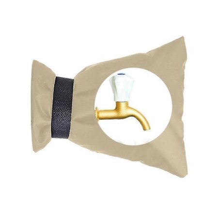 Utendørs Kranbeskyttelse, Kranbeskyttelsessokker for Vinterbeskyttelse Isolert Kran Varmt Deksel Lys Brun