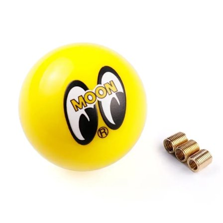 Moon Eyes Rund Boll Smile Face JDM Bil Växelspaksknopp Växelspak Huvud