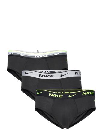 Brief 3Pk Underbukser Y-frontunderbukser Svart NIKE Underwear*Betinget Tilbud