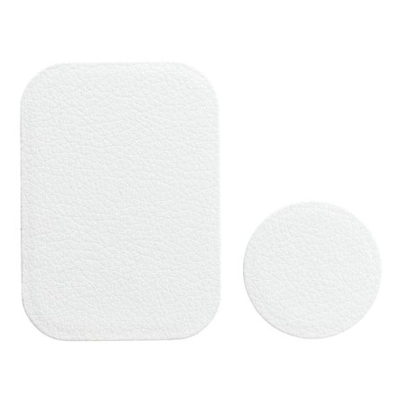 Badget till magnet Mobilhållare leather Vit