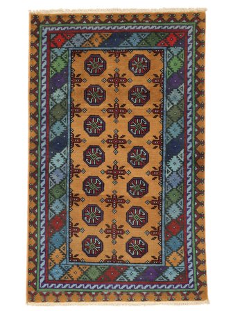 Dywan Orientalny Afgan Fine Colour 80X120 (Wełna, Afganistan)
