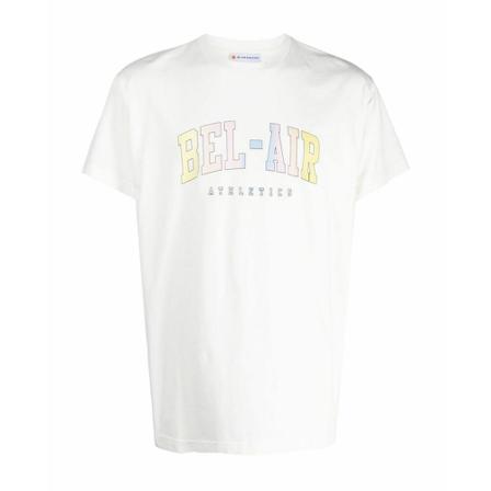 Bel-Air Athletics, T-shirt Wit, Heren, Maat:L