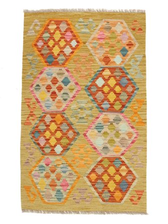 Tribal Small Kilim Afghan Old Style Rug 76X127 Wool