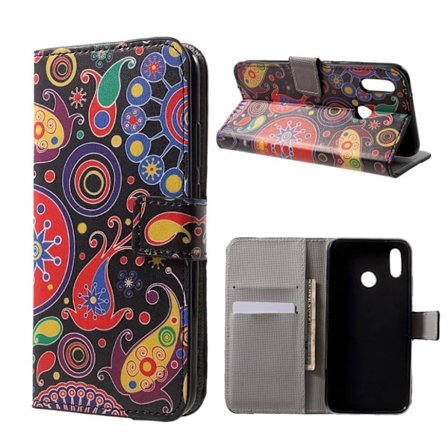 Huawei P20 Lite erikoinen suojakotelo - Värikäs kuvio