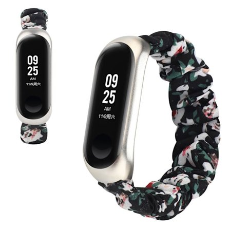 Xiaomi Mi Band 5 cool floral trasa klockarmband - färgglada blommor