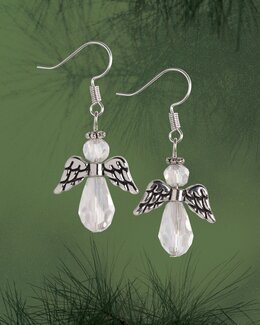 Hobbysett – Lag Dine Egne Juleøredobber Engler – 4 par - Solid Oak Inc.