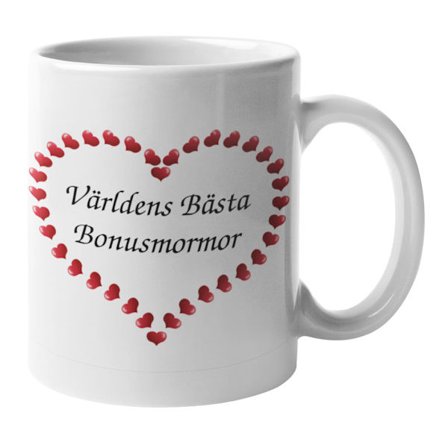 Mugg - Världens bästa bonusmormor