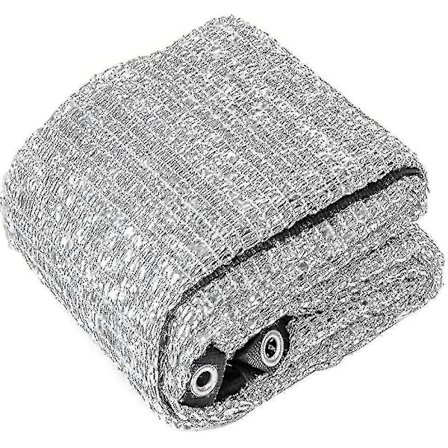 Aluminet Skyggedug Reflekterende Aluminet Solskygge Net Uv Bestandig Net Med Øjer Til Blomster