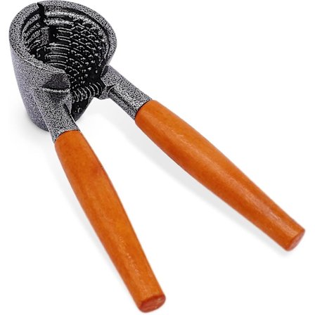 Tung Nötkrackare Pecan Valnöt Tångöppnare Verktyg Med Trähandtag