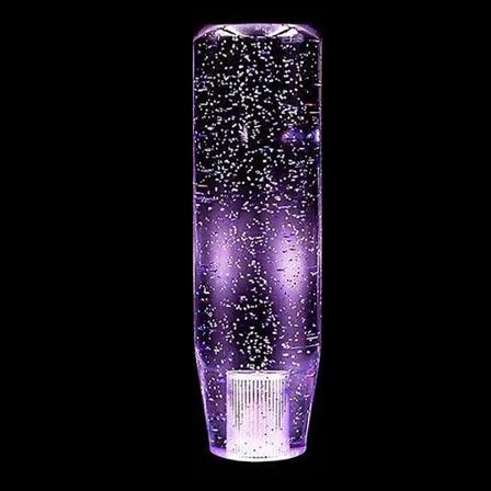 Manuell Car Gear Stick Crystal Flash Bil Modifierad växelhuvud Purple