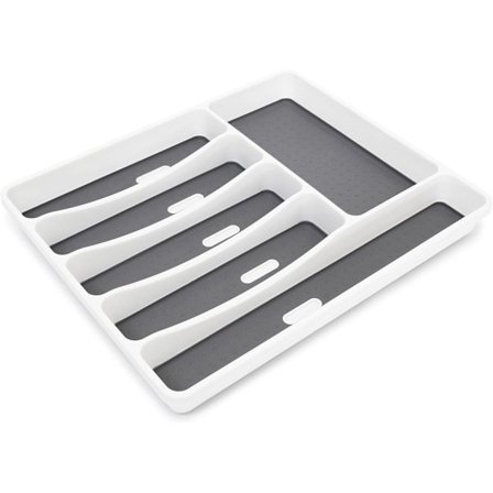 Bestikkskuff i plast med 6 rom - Kjøkkenskuff 4,5 x 32 x 40 cm