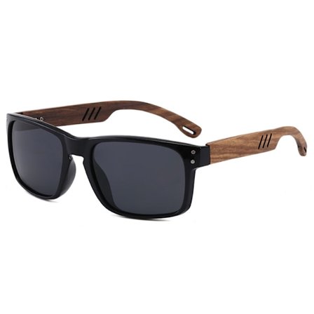 Solglasögon UV-Skydd Träbågar