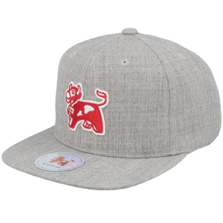 Hatstore - Šedá snapback Kšiltovka - Kids Arla Logo Heather Grey Snapback @ Hatstore