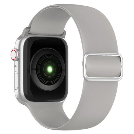 Apple Watch (45 mm) elegant klockarmband i silikon - Grå