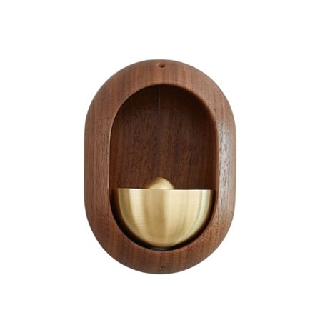 Trä Mässing Dörrklocka Magnetic Windchime