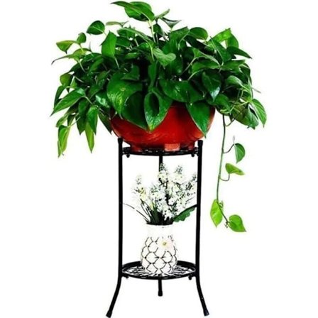 Kukkajalka Kukkajalka Kasviteline Kasviteline Kukkajakkara Musta 25x25x50cm, DEBUNS