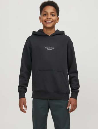 Jack & Jones Jorvesterbro Sweat Hood Noos Jnr - Black - 164