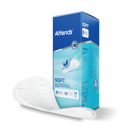 Attends Soft 0 ultra mini, 28 stk.