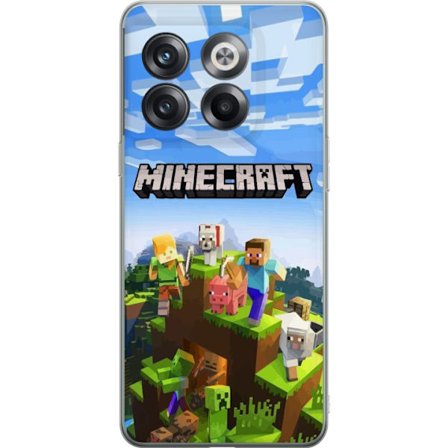 Kompatibelt Mobilskal till OnePlus OnePlus 10T Minecraft Creeper block pixel retro spelande