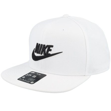Nike - Noir snapback Casquette - Dri-fit Pro Cap Futura White/Wolf Grey/Black Snapback @ Hatstore